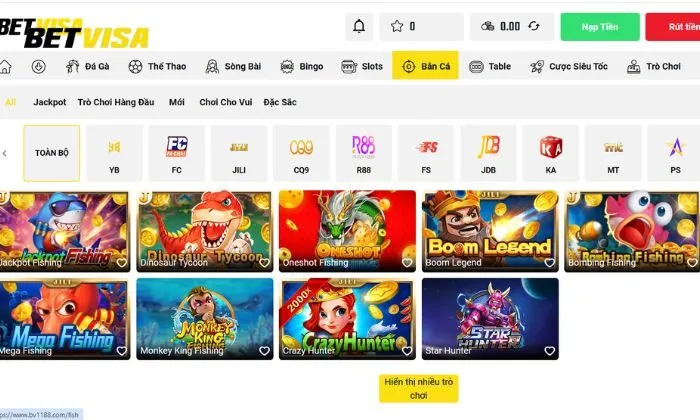 Bắn cá Betvisa là tựa game dễ chơi, dễ trúng thưởng