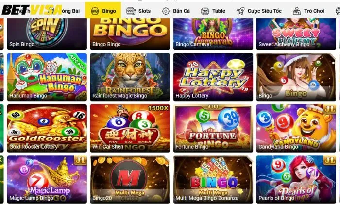 Bingo MG Betvisa là một trò chơi may rủi hấp dẫn