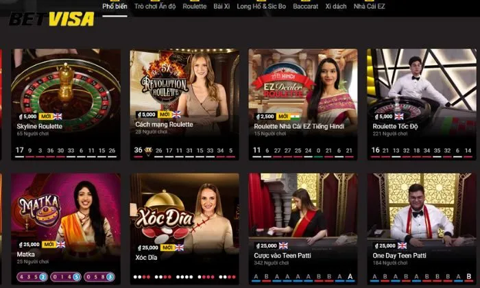 Casino EZ Betvisa uy tín với cơ chế trả thưởng xanh chín