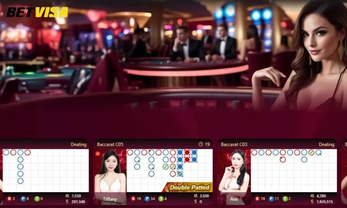 Thử vận may với trò chơi Baccarat tại Casino Sexy Betvisa hấp dẫn nhất