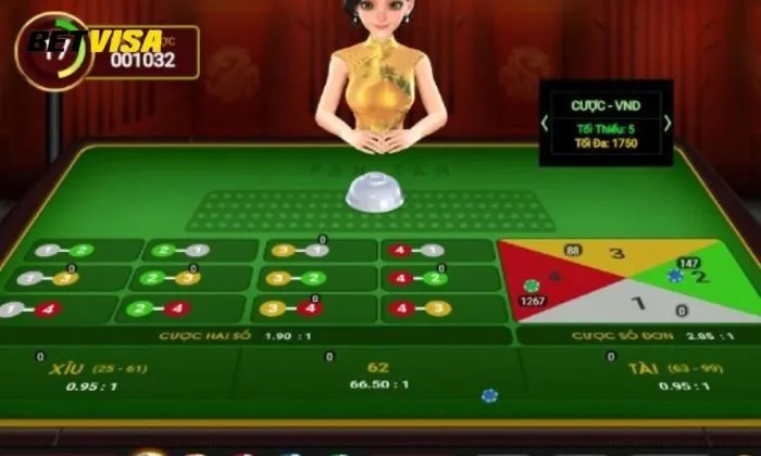 Phương thức đặt cược SSH trong game Fantan Betvisa